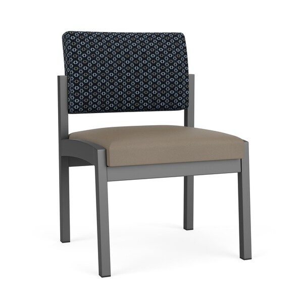 Lesro Lenox Armless Guest Chair, 22.5 in W 24.5 in L 32 in H LS1102 - main